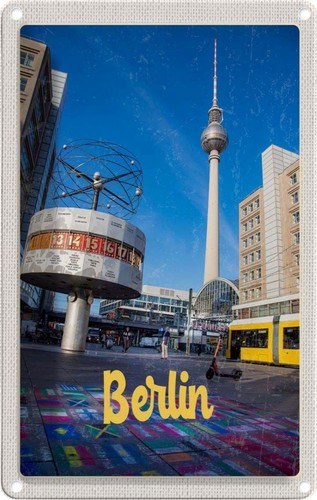 Blechschild 30x20 berlin - blechschild,