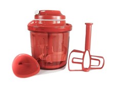 TUPPERWARE 2.WAHL Chef Extra-Chef 1,35 L rot D200 Chef in Einem zerkleinern Extr