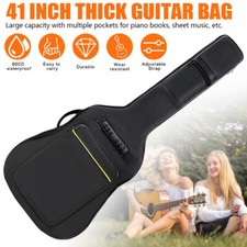 Gitarrentasche für 4/4 7/8 Wasserdicht gepolstert Gitarrenrucksack Gitarrenhülle