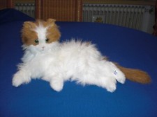 FurReal Friends Lulu Katze braun weiß - 2010 Hasbro 92464 - Kätzchen interaktiv