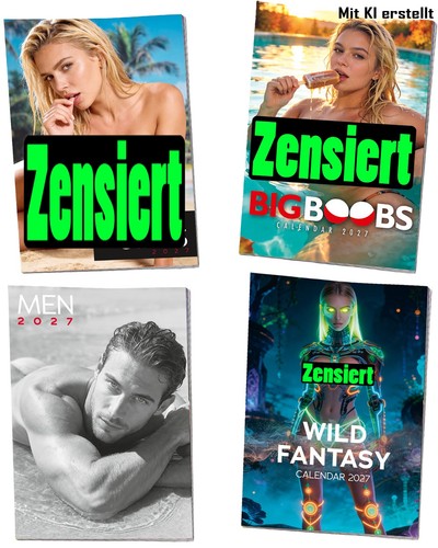 Erotik kalender set pin - 4-er,