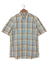 CLAUDIO CAMPIONE Freizeithemd Herren 50/M Mehrfarbig Kariert Kurzarm Klassisch