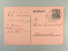 Dt. Reich Ganzsache aus