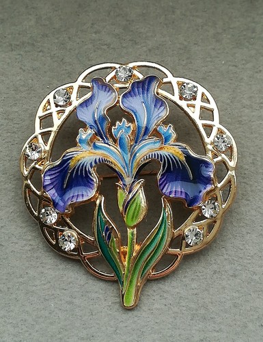 Jugendstil brosche - jugendstil,
