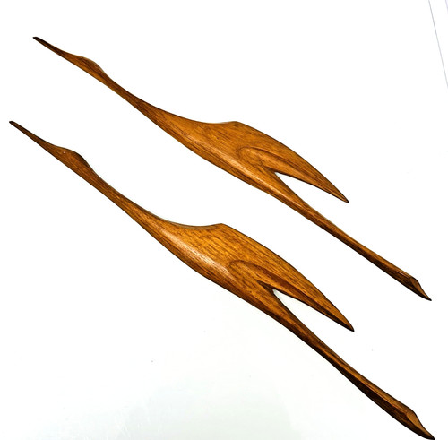 Midcentury teak kraniche - teak,