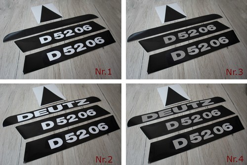 Deutz d5206 aufkleber lang - deutz,
