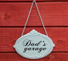Türschild Dad´s Garage -
