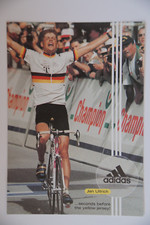 Jan Ullrich card - 1997 super seltene Adidas Autogrammkarte - Tour de France 97