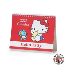NEU Sanrio Hello Kitty 2026 Papier Schreibtisch Ring Kalender (622028)