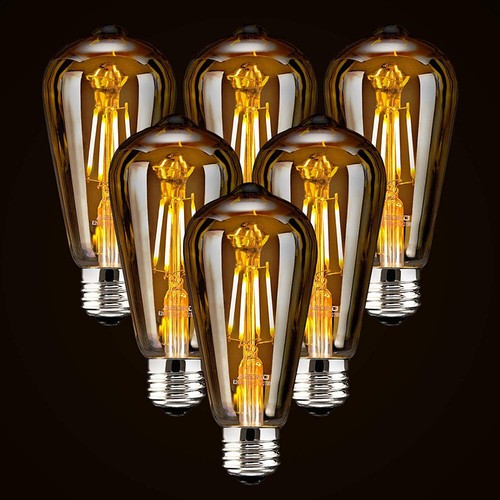 6er led e27 - st64, edison