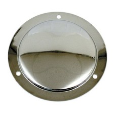 Kupplungsdeckel Derby Cover Flat - Step, f. Harley - Davidson Big Twin 70 - 98