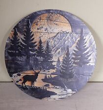 Schöne jagdliche Wanddekoration Blechschild Jagdbild Hirsch