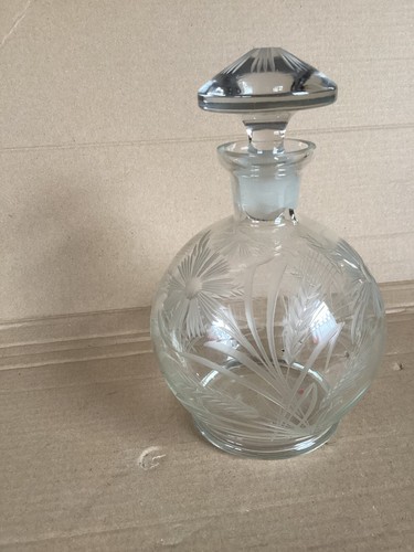 Ddr glas likör karaffe - ddr,