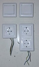Gira Steckdosen und Lichtschalter gebraucht weiss aber TOP Zustand !!!