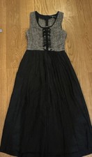 Berwin & Wolff schwarz grau Landhaus Kleid Trachten Gr.36