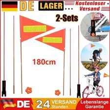 2pcs 180cm Fahrradwimpel