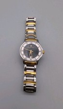 Maurice Lacroix Miros Quarzuhr 89742, bicolor 27 mm, Damen, Zifferblatt schwarz