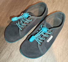 LEGUANO Leguanito aktiv Barfußschuh Unisex Kinder Barfußschuh Grau Blau Gr. 32 