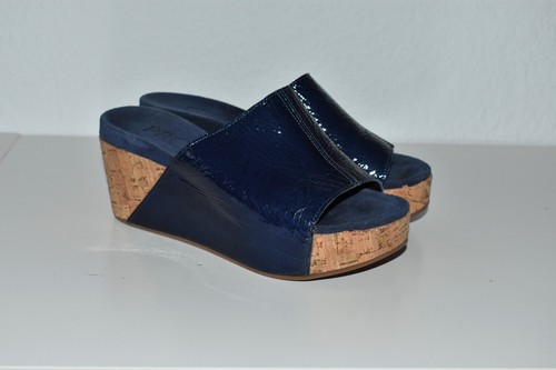 Prego clogs wedges in blau - in,