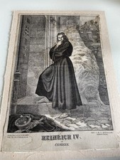 Heinrich der IV in Canossa