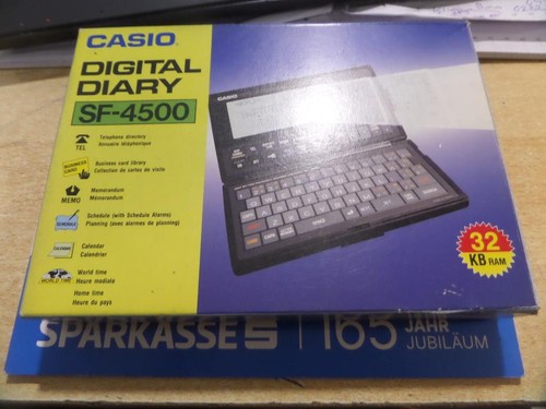 Casio digital diary - diary, sf-4500
