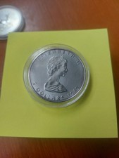 1 oz Silber Maple Leaf 1989 Kanada 5 $ 9999 Ag Royal Canadian Mint