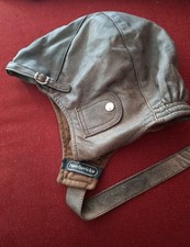  Lederhaube  Fliegermütze