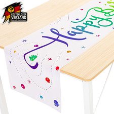 Bunt Tischläufer Geburtstag