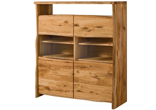 Highboard wildeiche 131x45x147 - highboard,