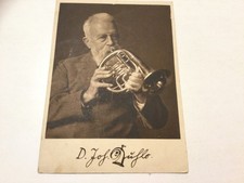 Autogrammkarte Unbekannte Herkunft sehr alt echt gelaufen,Rar!!!!!! 