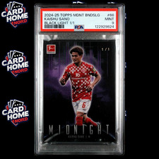 Kaishu Sano 1/1 Black Light PSA 9 66 - 2024-25 TOPPS Midnight Bundesliga