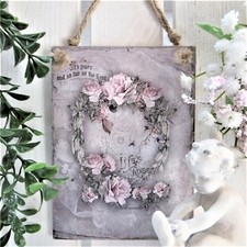 Wandbild Aufhänger Holz