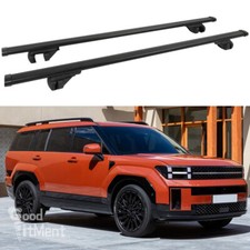 2Stk 139cm Relingträger Dachträger Querstange Gepäckträger für Hyundai Santa Fe