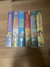 Walt Disney VHS Sammlung: 101 , Dumbo, Capper, Donald, KönigLöwen, Dschungelbuch