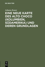 Eine neue Karte des Alto Choco