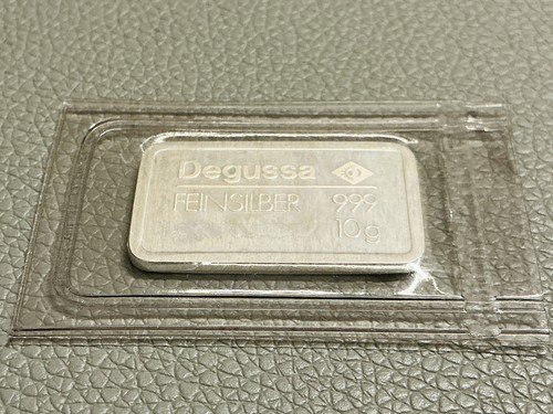Degussa feinsilberbarren 10g - degussa,