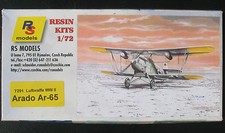 RS Models 7291 Arado Ar-65 WWII 1:72 Flugzeug Modellbausatz Model Resin Kit