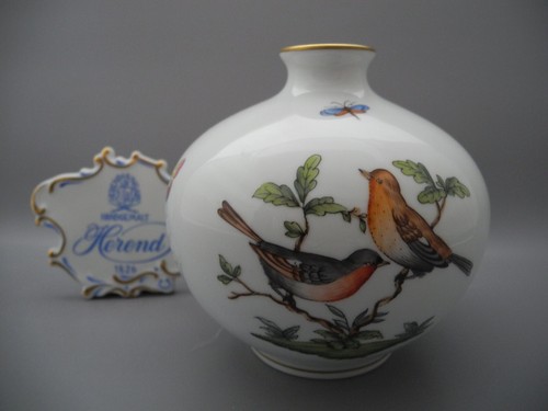 Herend kugelvase rothschild - kugelvase,