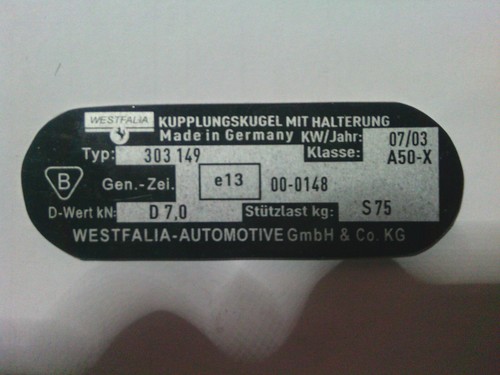 Typenschild ahk - typenschild,