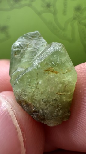 Peridot olivin kristall - peridot,
