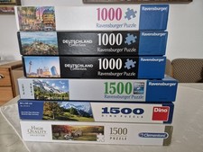 Puzzle Konvolut 1000 und 1500