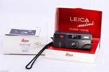 Leica mini with databack 18012  - 35mm 3.5 elmar lens film body and cases