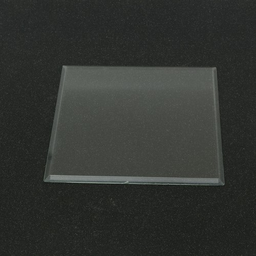 Uhrenglas flach quadratisch - uhrenglas,