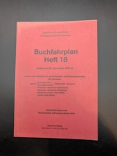 Buch Buchfahrplan Heft 18