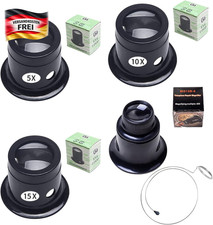 Uhrmacherlupe Set mit 4