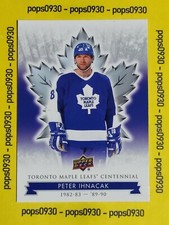 Peter Ihnacak, Toronto Maple Leafs, 2017, Centennial Edition, #60