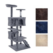 XL Kratzbaum Katzenbaum 130 cm Katzenkratzbaum Coco Kletterbaum Katzen Spielbaum