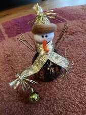 Weihnachtsdeko: Schneemann aus DDR - Zeit