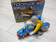 Blech Motorrad mit Beiwagen MS