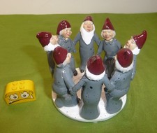 Harvesttime DEKO Teelichthalter 8 Wichtel Kranz Teelicht